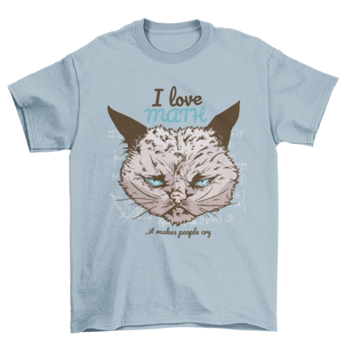 Angry Math Cat T-Shirt