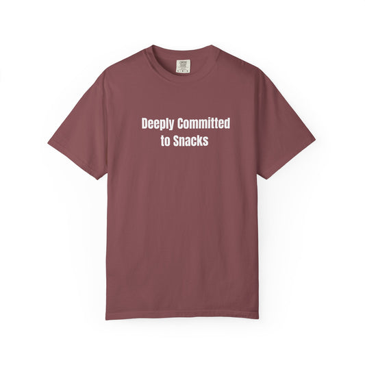 Deeply Committed to Snacks - T-Shirt | By The Way