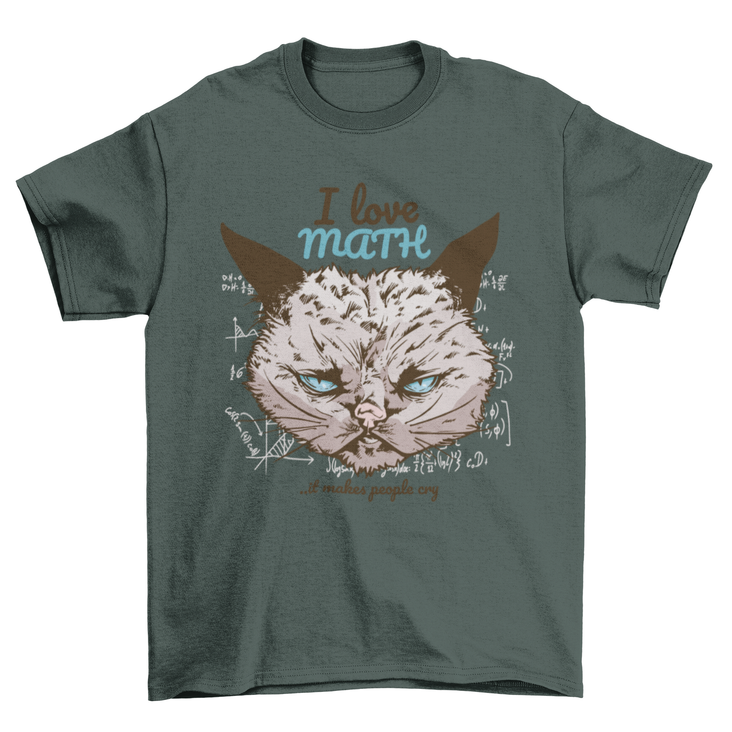 Angry Math Cat T-Shirt