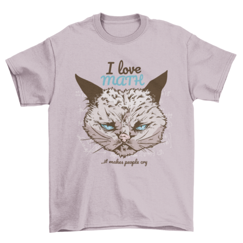 Angry Math Cat T-Shirt