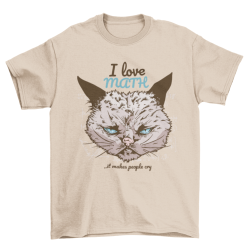 Angry Math Cat T-Shirt
