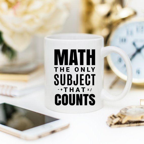 Math Teacher Mug