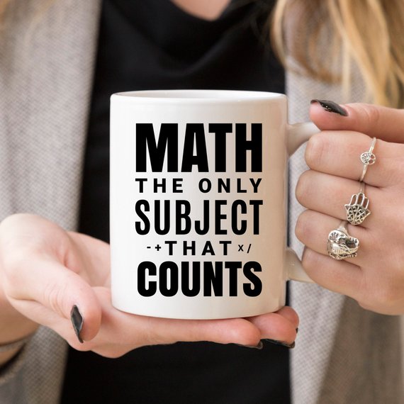 Math Teacher Mug